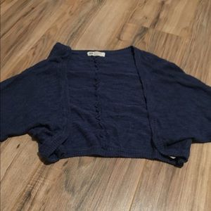H&m girls blue cardigan